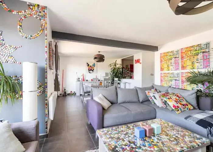 Le Patchwork-loft Calme Et Cozy+parking Prive 公寓 圖盧茲