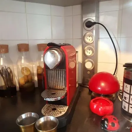 Le Patchwork-loft Calme Et Cozy+parking Privé Apartamento